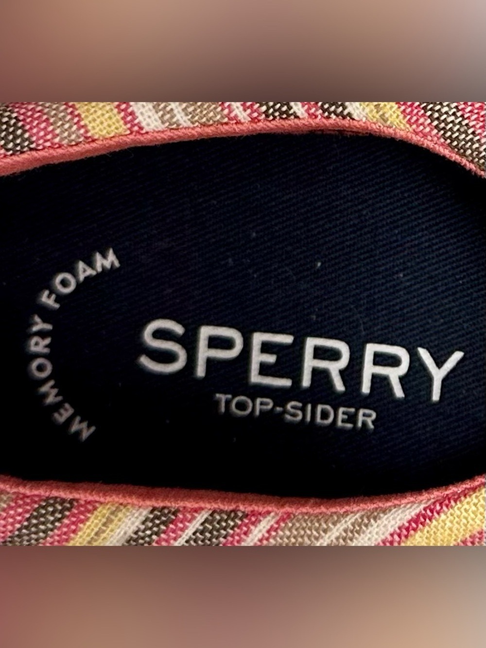 Sperry Top-Sider Pier Wave LTT Multicolor Striped Canvas Sneakers - Size 6.5 - Picture 6 of 13